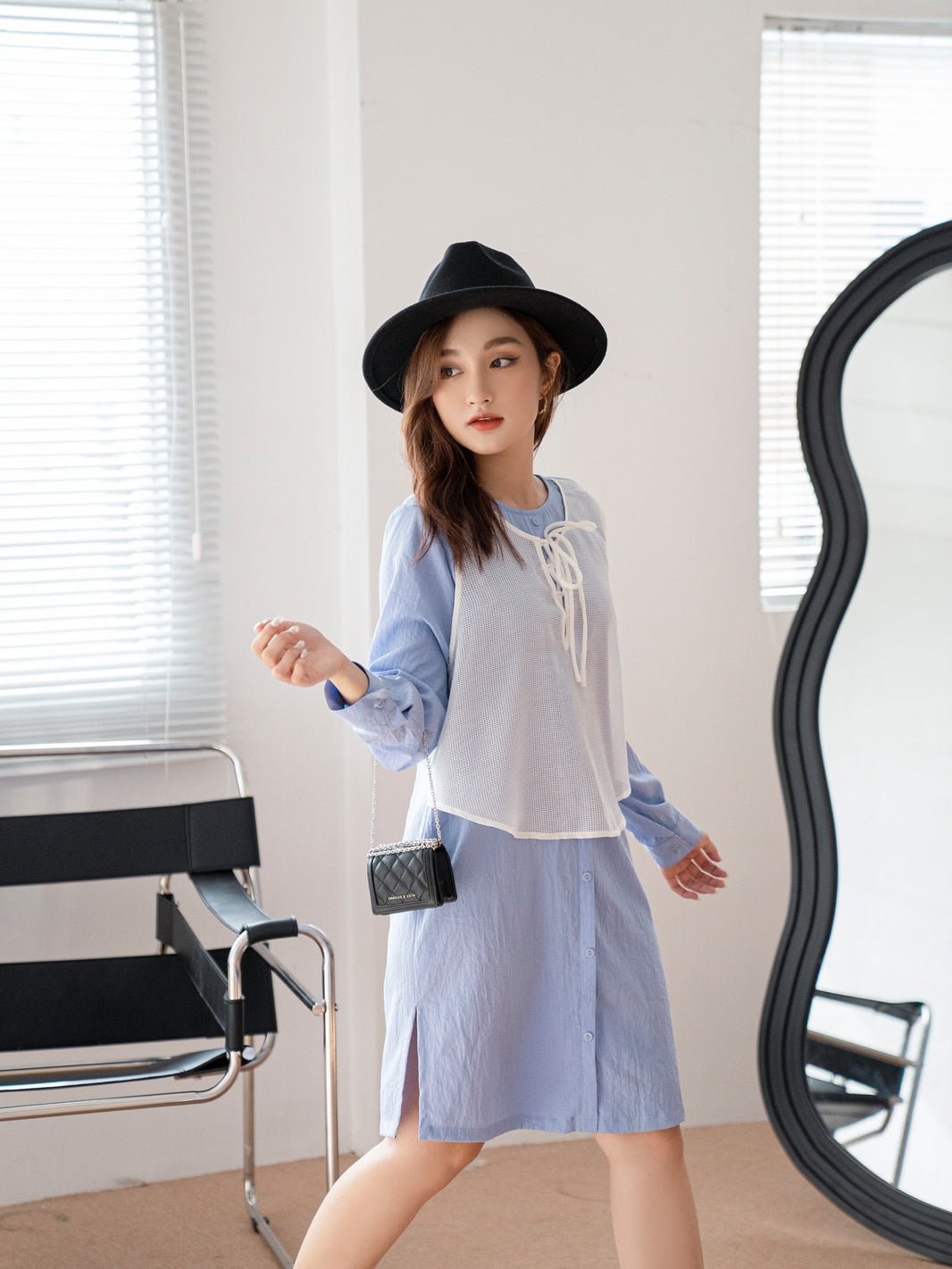Jinni Pink Bell Sleeve Top - Gu Fashion | Vietnam Fashion